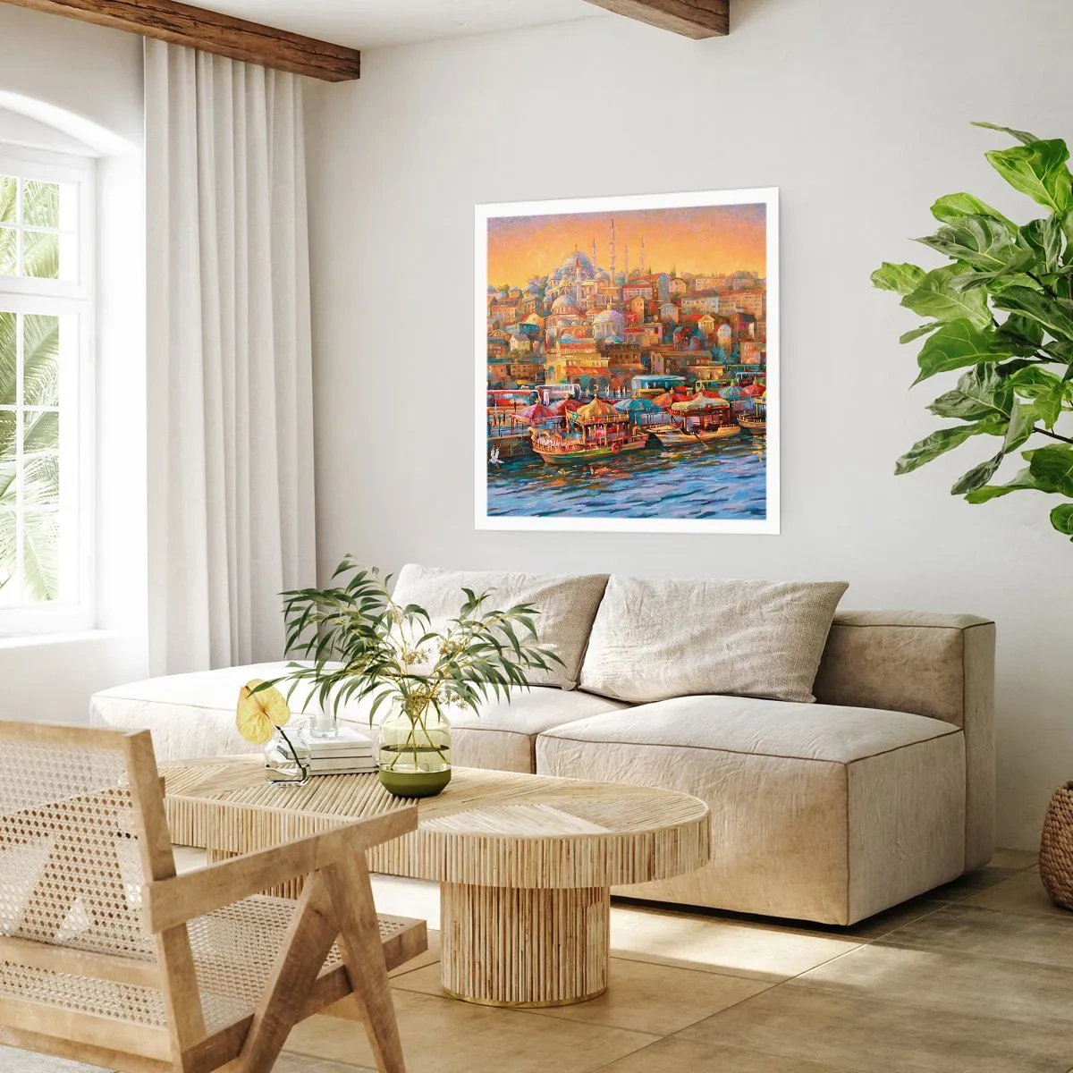 Affiche - Poster - Conte d'Istanbul - 60x60 cm