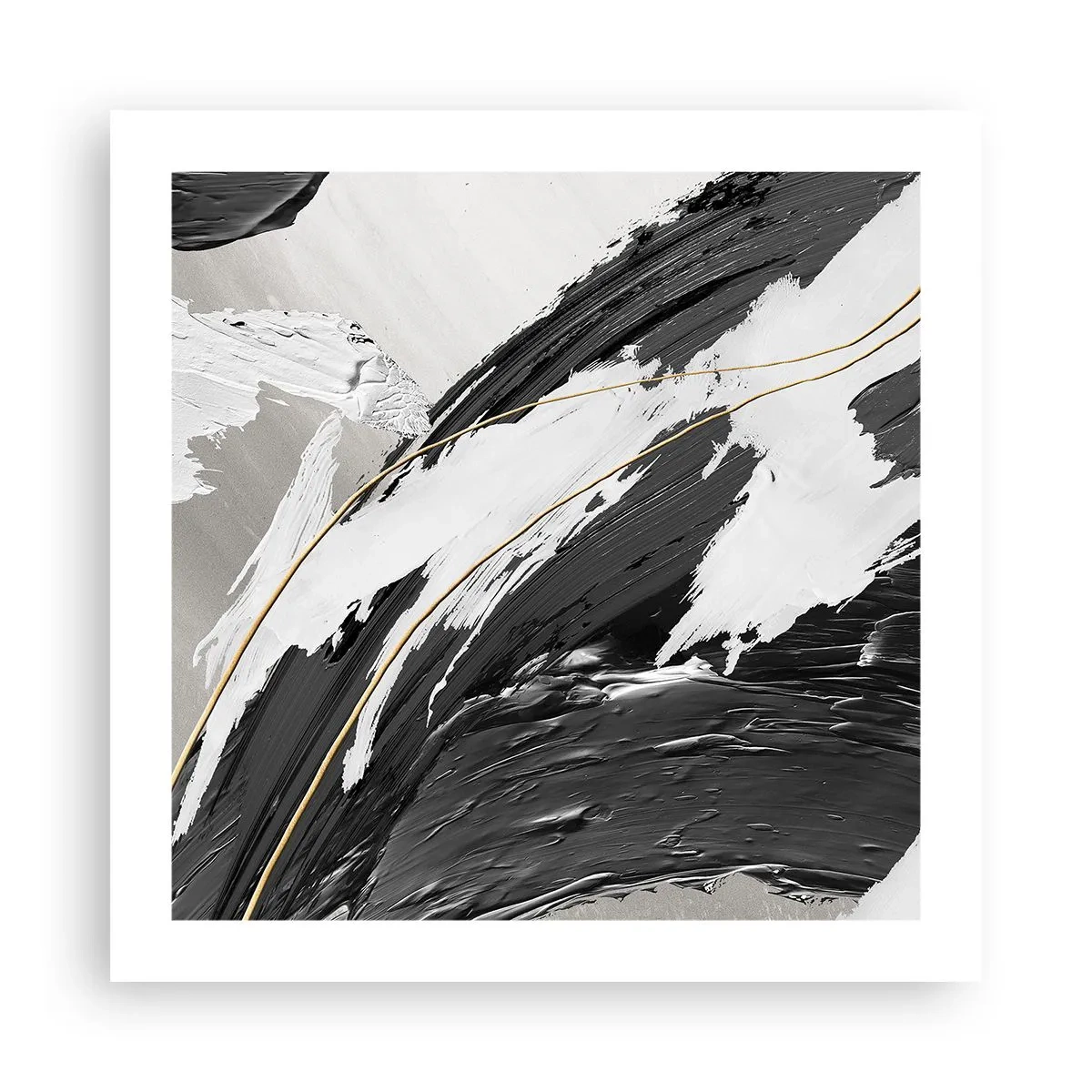 Affiche - Poster - L'abstraction à grande échelle - 50x50 cm