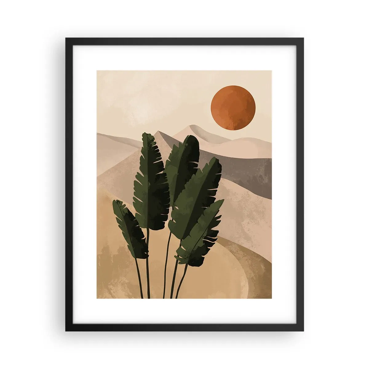 Affiche dans un cadre noir - Poster - Le triomphe de la vie - 40x50 cm