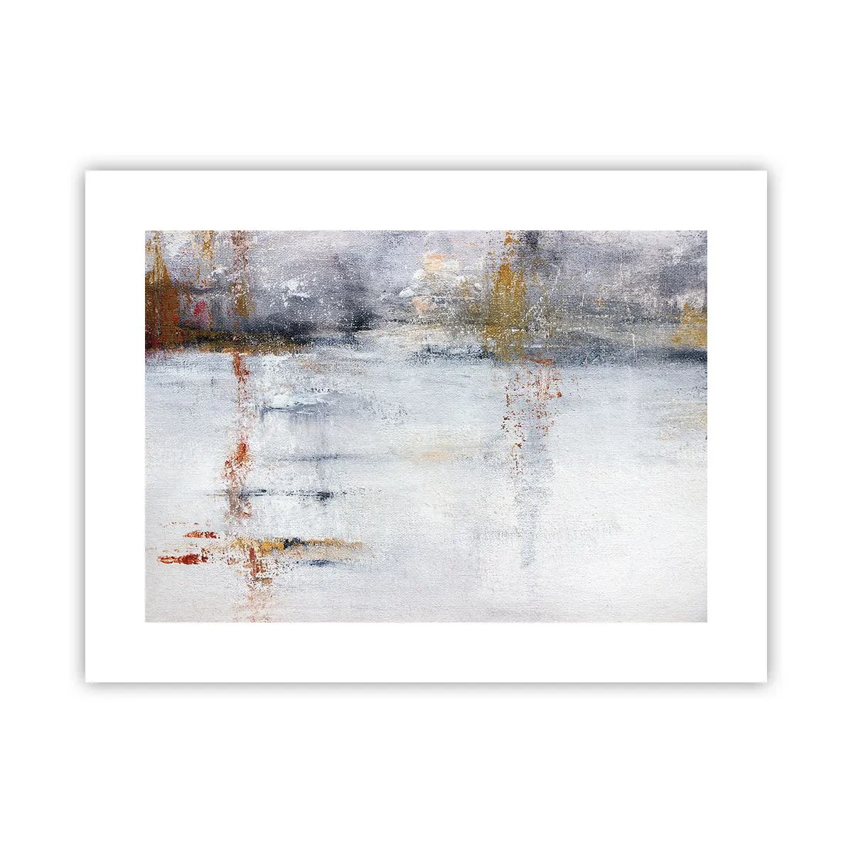 Affiche - Poster - Derrière l'air un rideau - 40x30 cm