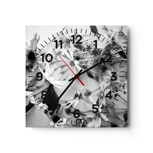 Horloge murale - Pendule murale - Non-un bouquet de fleurs - 30x30 cm