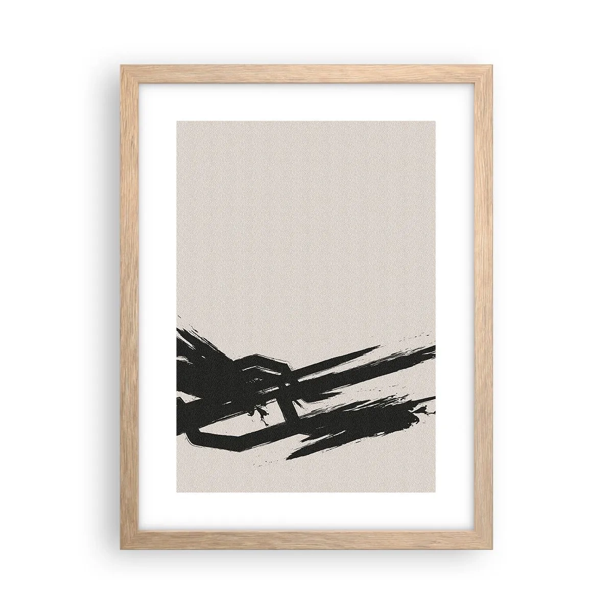 Affiche dans un chêne clair - Poster - Ruée imparable - 30x40 cm