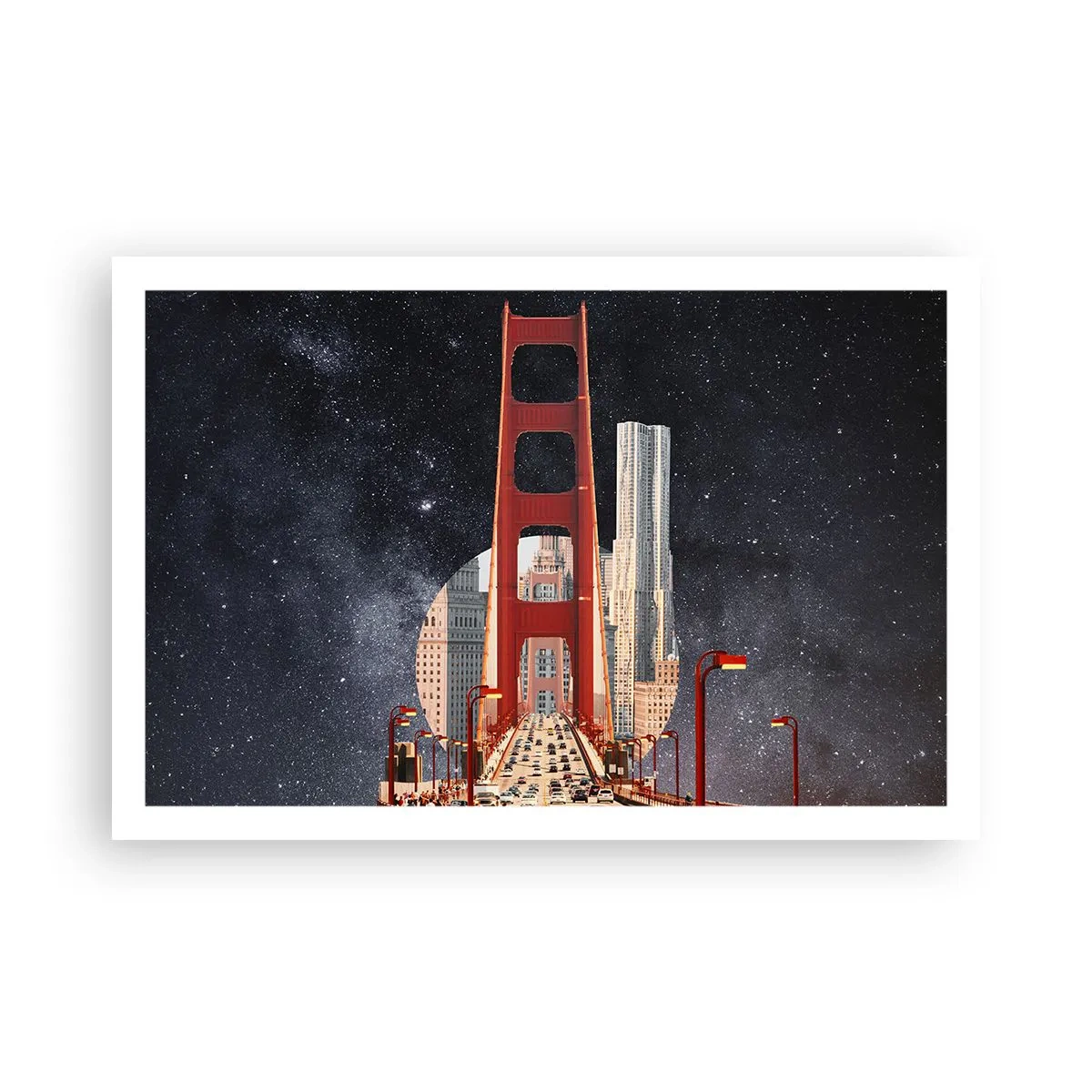 Affiche - Poster - Toujours au centre - 91x61 cm