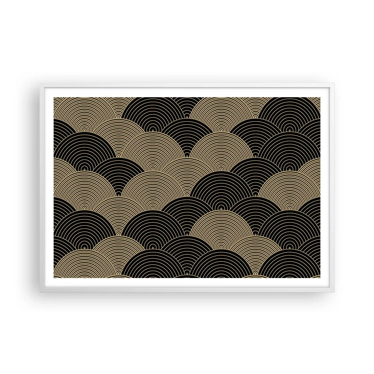 Affiche dans un cadre blanc - Poster - Unité dans la multiplicité - 100x70 cm