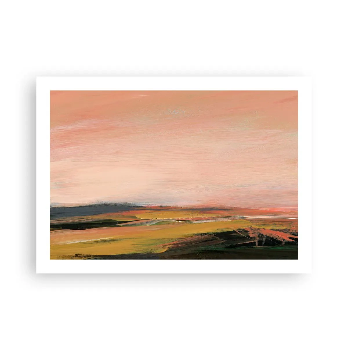 Affiche - Poster - Dans les tons de roses - 70x50 cm