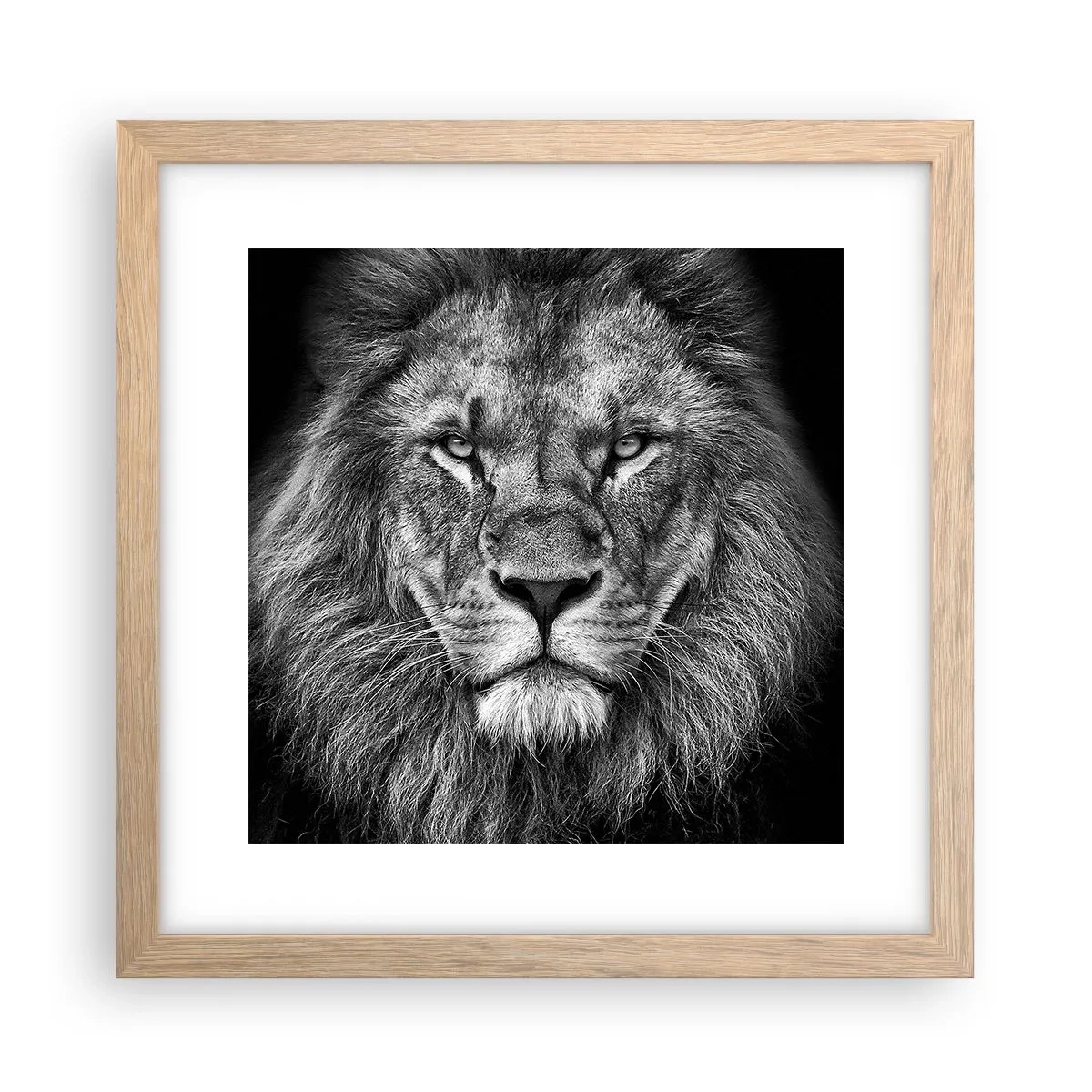 Affiche dans un chêne clair - Poster - En vêtement de sacre - 30x30 cm