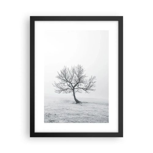 Affiche dans un cadre noir - Poster - Contre le néant - 30x40 cm