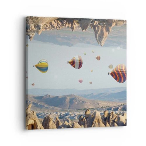 Impression sur toile - Image sur toile - Ici, tout est possible - 30x30 cm