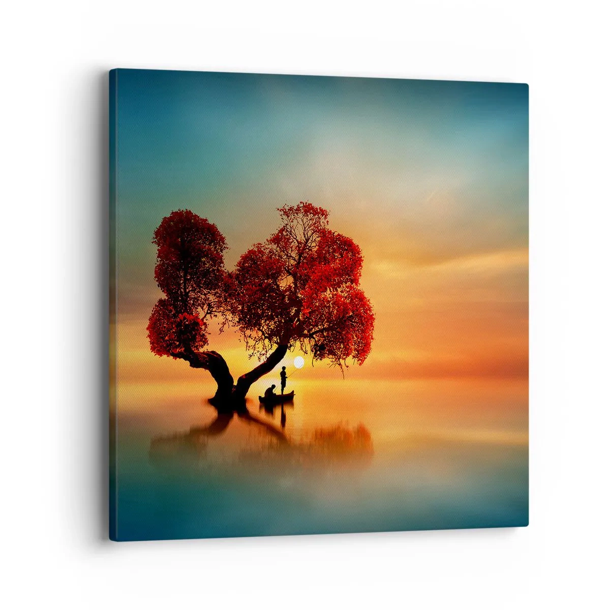 Impression sur toile - Image sur toile - Plénitude et éloignement sans monde - 40x40 cm