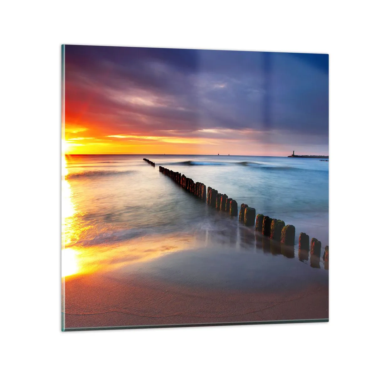 Impression sur verre - Image sur verre - Ecoute le silence - 70x70 cm