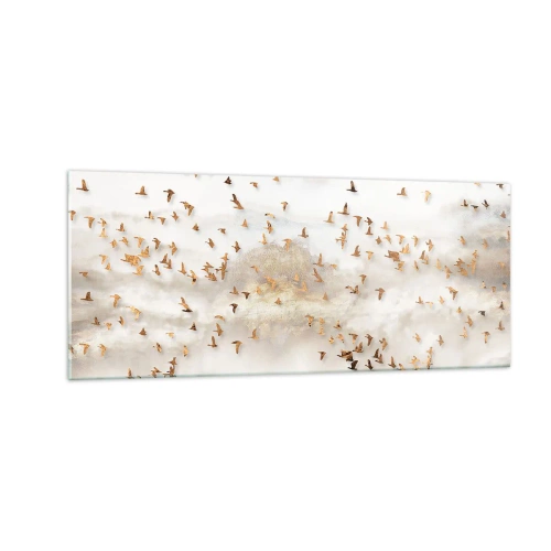 Impression sur verre - Image sur verre - Il est l'heure… - 100x40 cm