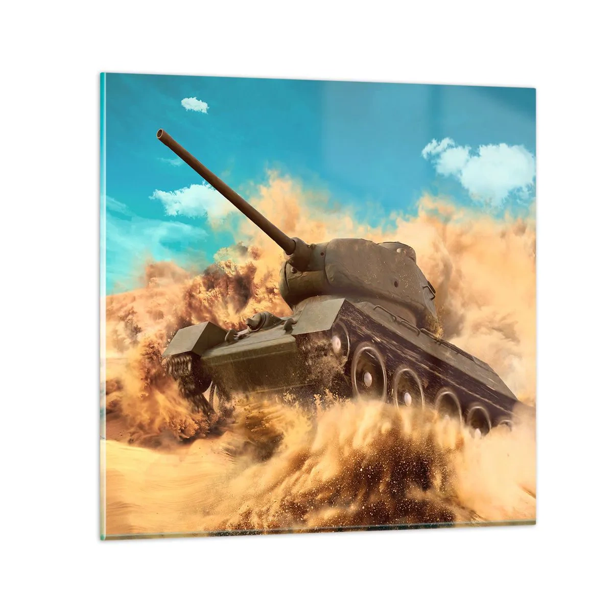 Impression sur verre - Image sur verre - Insurmontable - 70x70 cm