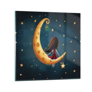 Impression sur verre - Image sur verre - Il était une fois... - 70x70 cm