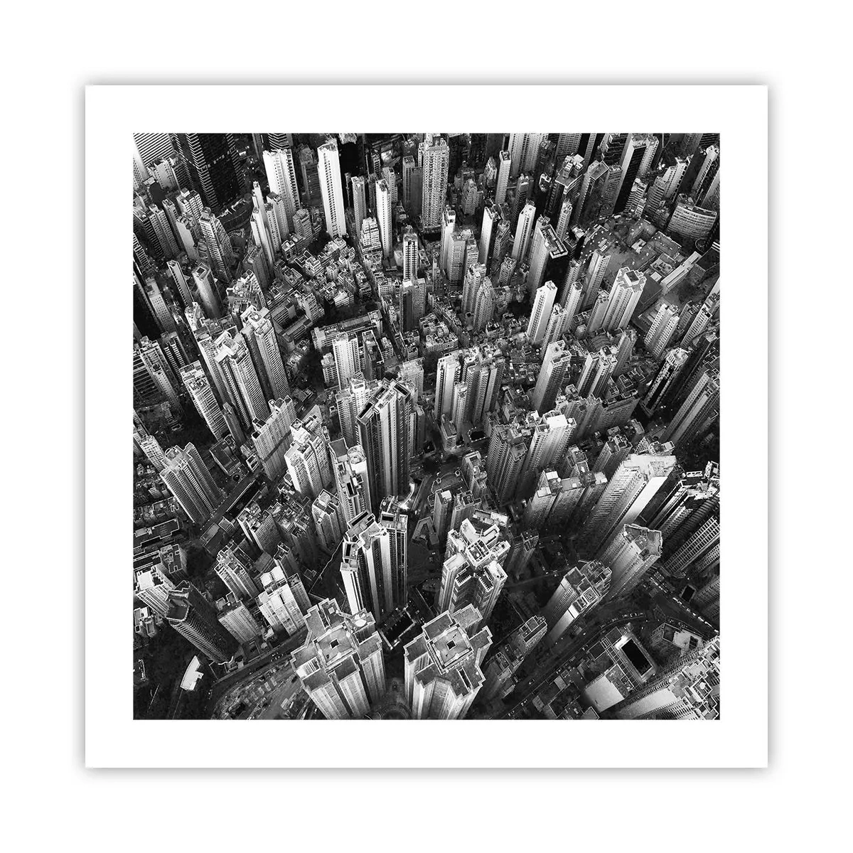 Affiche - Poster - Toujours de plus en plus haut - 50x50 cm