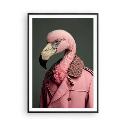 Affiche dans un cadre noir - Poster - La vraie élégance - 70x100 cm