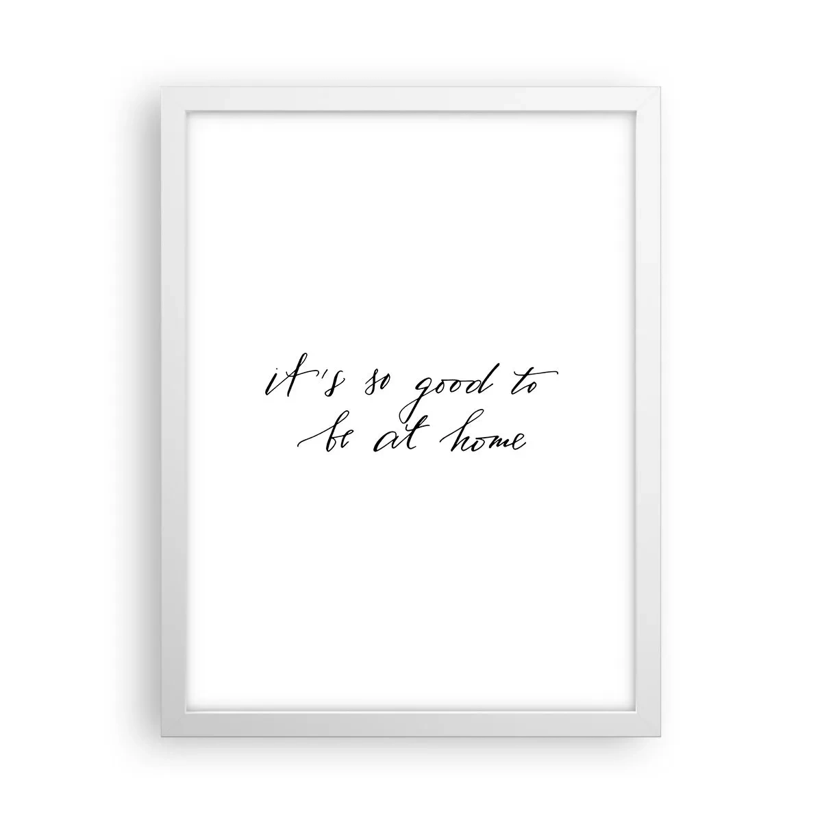 Affiche dans un cadre blanc - Poster - Toute la vérite - 30x40 cm