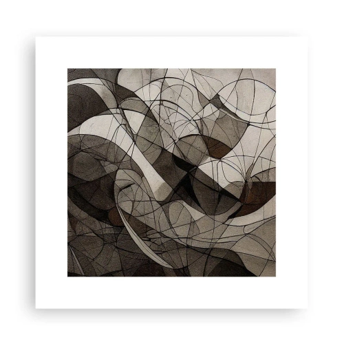 Affiche - Poster - Circulation des couleurs de la terre - 30x30 cm