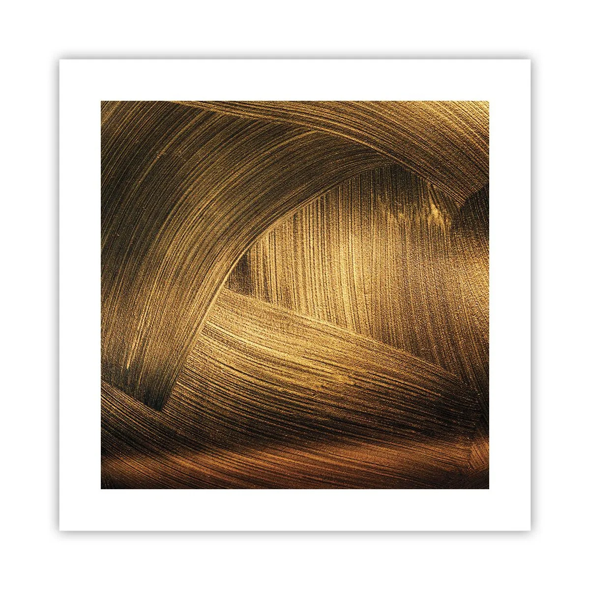 Affiche - Poster - Dans un labyrinthe en or - 40x40 cm
