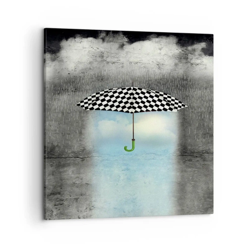 Impression sur toile - Image sur toile - Et pourtant c'est possible - 50x50 cm