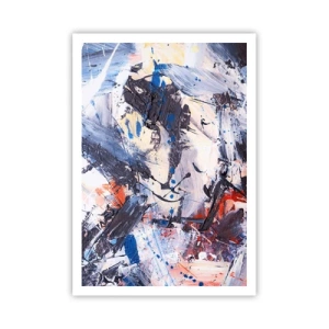 Affiche - Poster - La danse folle de l'abstrait - 70x100 cm
