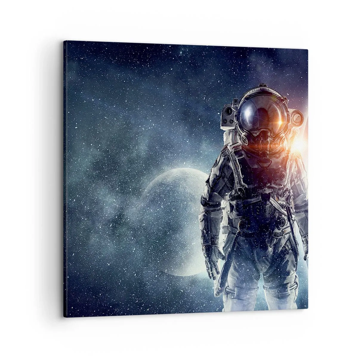 Impression sur toile - Image sur toile - Aventure spatiale - 50x50 cm