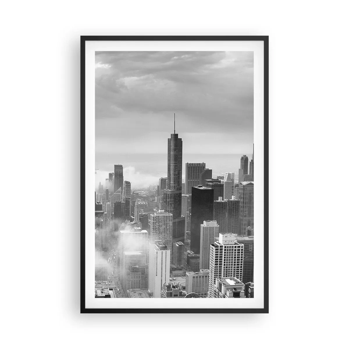 Affiche dans un cadre noir - Poster - Paysage américain - 61x91 cm