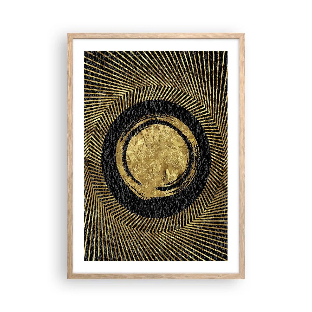 Affiche dans un chêne clair - Poster - Composition glamour - 50x70 cm