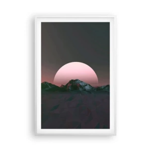 Affiche dans un cadre blanc - Poster - Dans une galaxie voisine - 61x91 cm