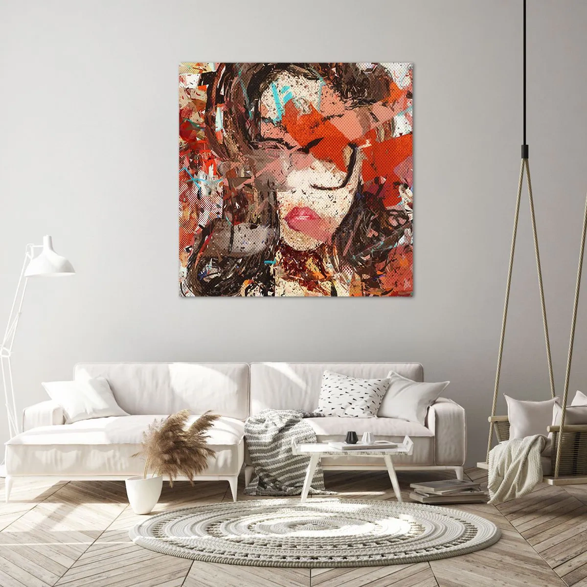 Impression sur toile - Image sur toile - Personne ne sait ce que tu es vraiment - 70x70 cm