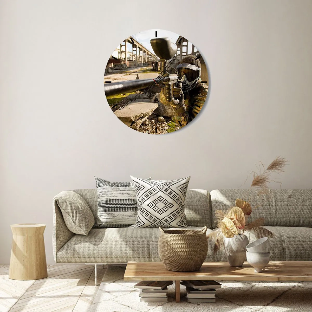 Horloge murale - Pendule murale - Et vous pouvez devenir un héros - 30x30 cm