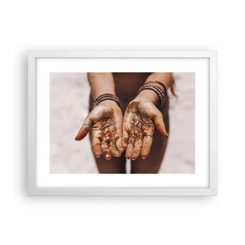 Affiche dans un cadre blanc - Poster - Un don pour vous - 40x30 cm