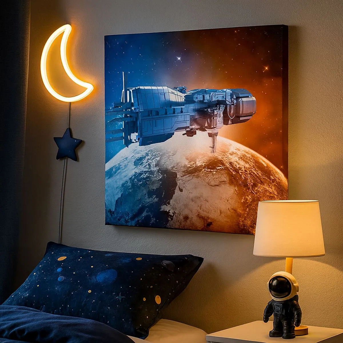 Impression sur toile - Image sur toile - Un observateur attentif - 30x30 cm