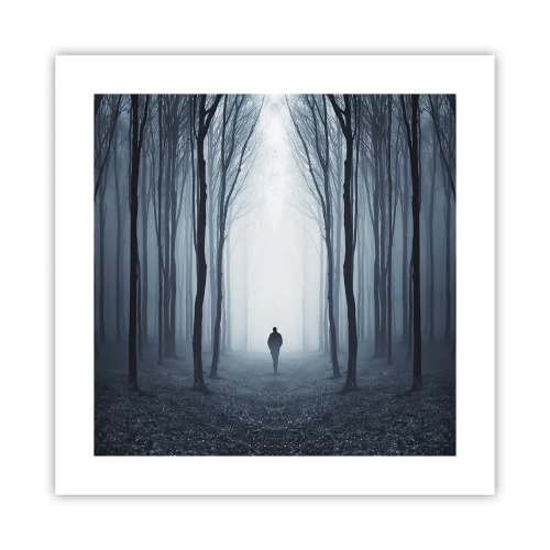 Affiche - Poster - Tout est simple et clair - 40x40 cm