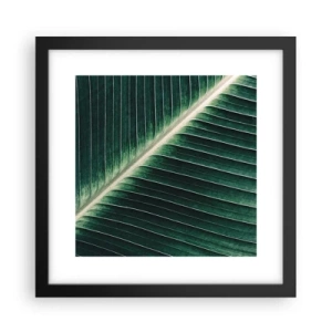 Affiche dans un cadre noir - Poster - Le rythme de la nature - 30x30 cm