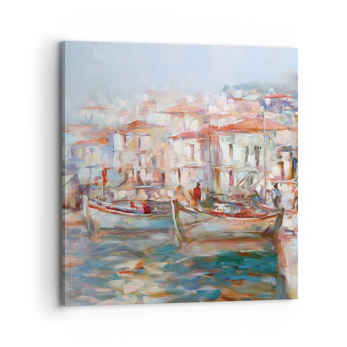 Impression sur toile - Image sur toile - Vacances pastelles - 70x70 cm