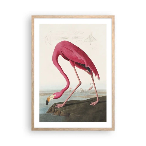 Affiche dans un chêne clair - Poster - Création étonnante - 50x70 cm