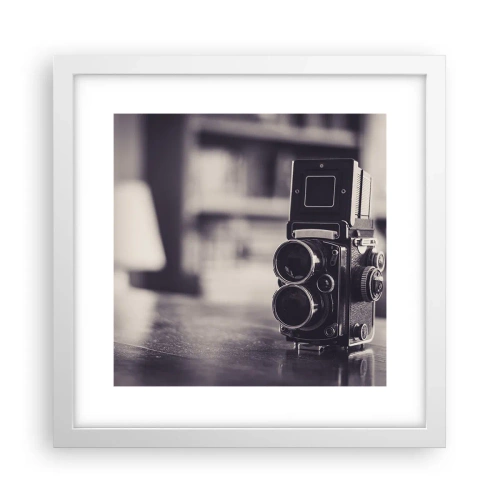 Affiche dans un cadre blanc - Poster - La magie de la photographie ancienne - 30x30 cm