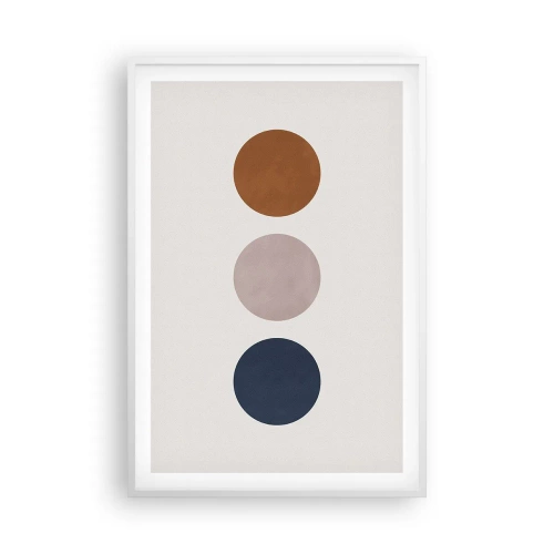 Affiche dans un cadre blanc - Poster - Symbole d'excellence - 61x91 cm