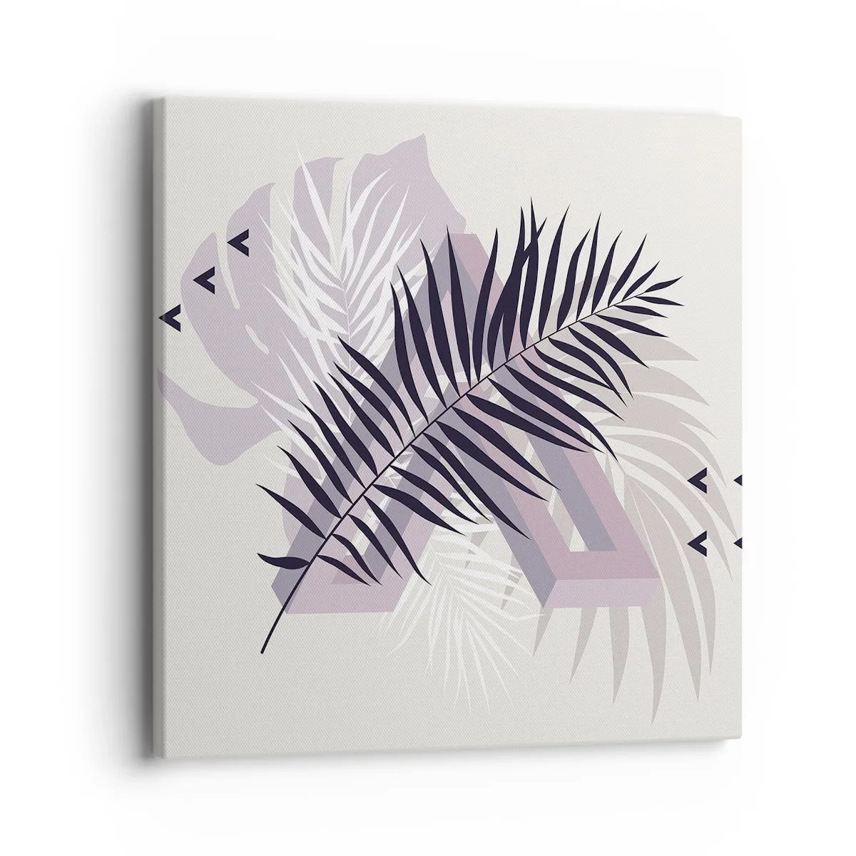 Impression sur toile - Image sur toile - L'ombre de l'obscurité - 40x40 cm