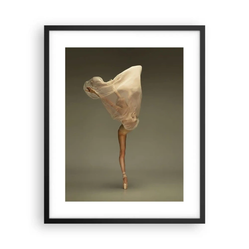 Affiche dans un cadre noir - Poster - Il va bientôt s'envoler - 40x50 cm