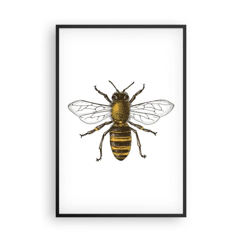 Affiche dans un cadre noir - Poster - Belle et bonne - 61x91 cm