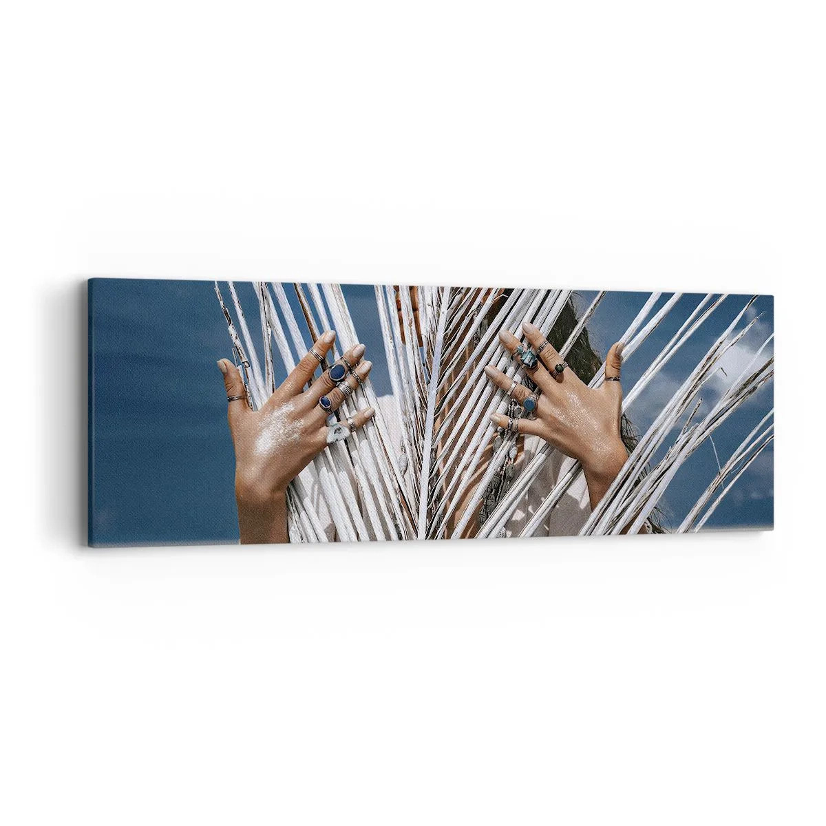 Impression sur toile - Image sur toile - Fille de chaman ? - 90x30 cm