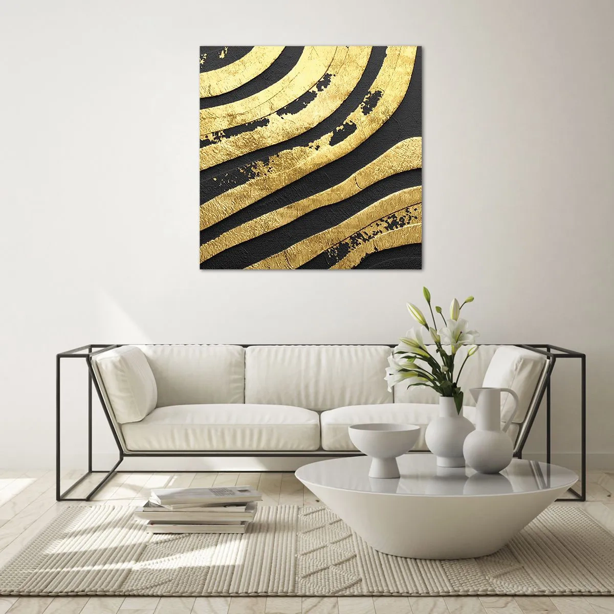 Impression sur verre - Image sur verre - Tout coule - 70x70 cm