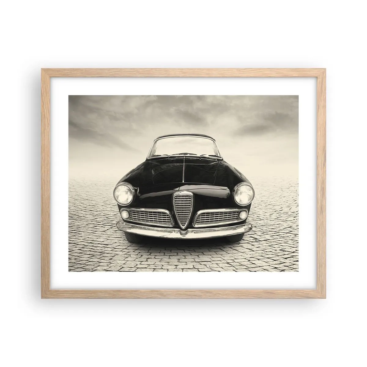 Affiche dans un chêne clair - Poster - Et alors! Tu ne m'aime pas? - 50x40 cm