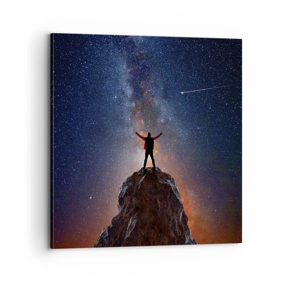 Impression sur toile - Image sur toile - Le force est avec moi! - 70x70 cm