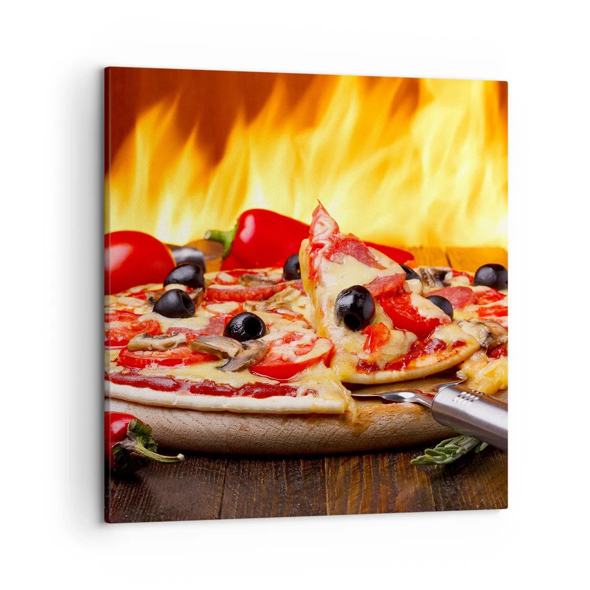 Impression sur toile - Image sur toile - From Italy with love - 50x50 cm