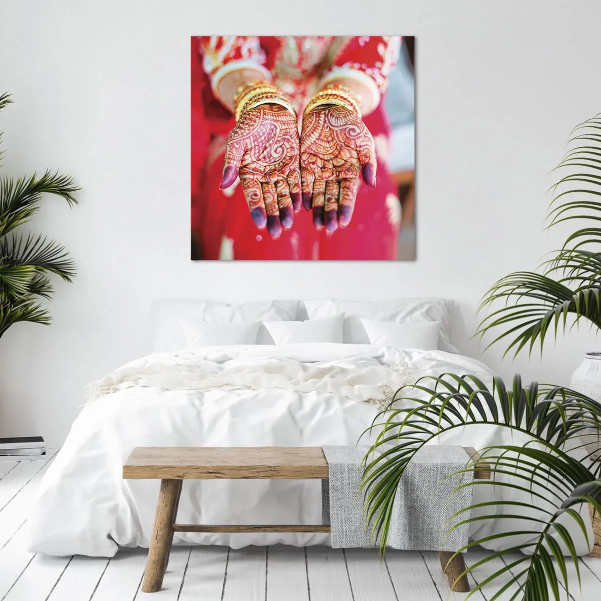 Impression sur toile - Image sur toile - Prêt à saisir votre chance - 40x40 cm