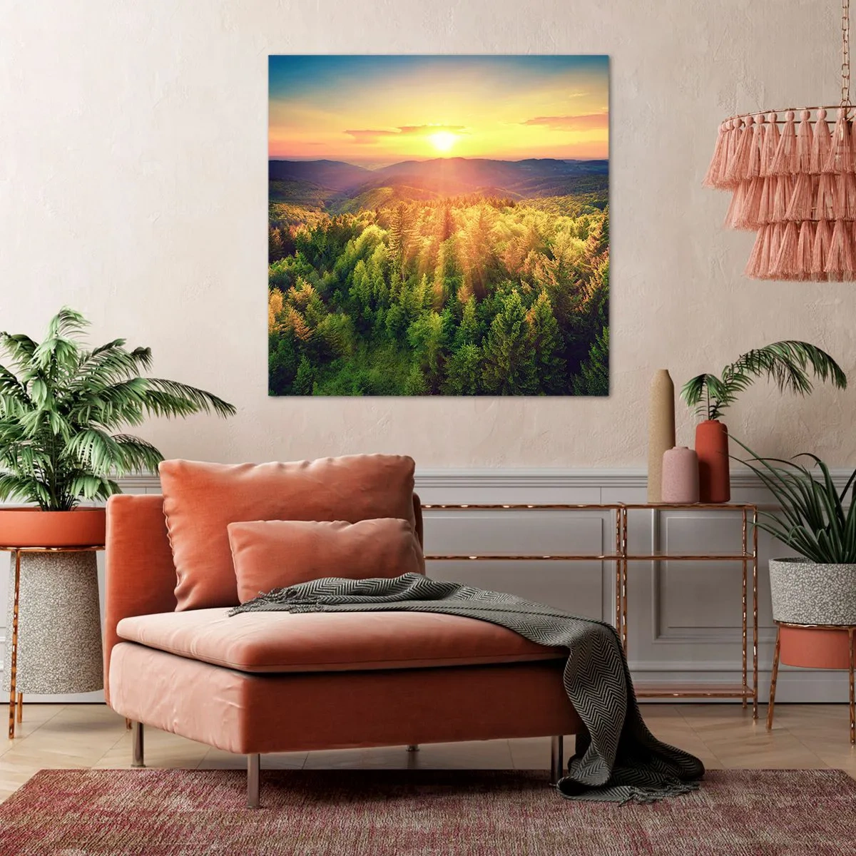 Impression sur toile - Image sur toile - Monts et sommets - 30x30 cm
