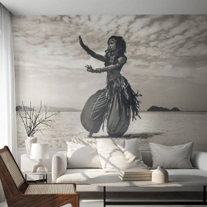 Papier Peint Autocollant Deluxe Sticker - Danse des îles du sud - Danseur, Inde, Orient - 100x70 cm