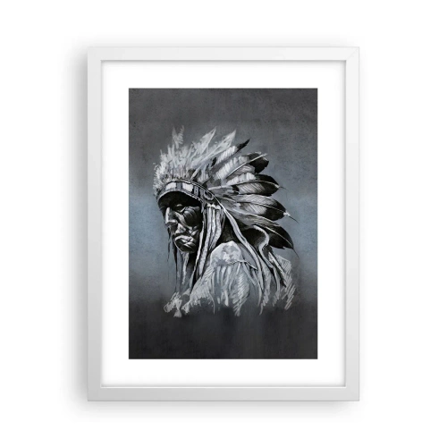 Affiche dans un cadre blanc - Poster - Retour aux sources - 30x40 cm